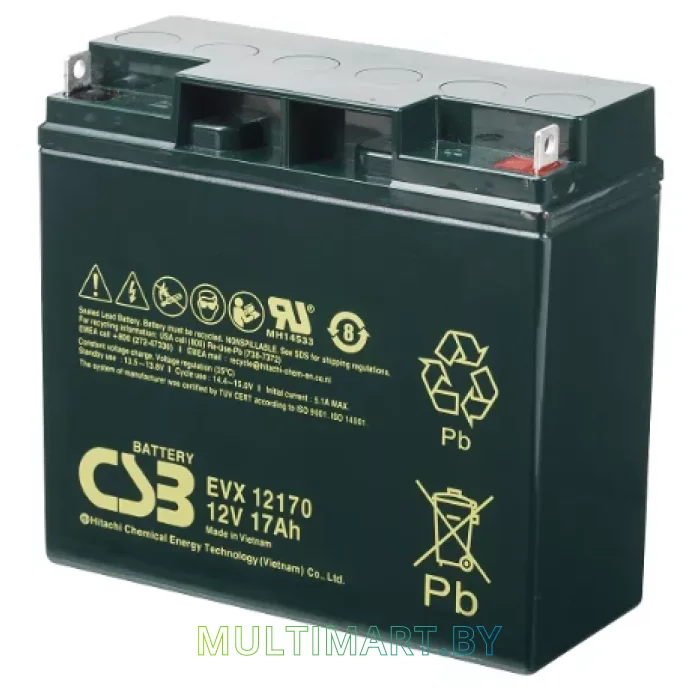 Аккумулятор для ИБП CSB EVX12170 (12В/17 А·ч)